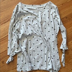 Old NavyPolka Dot Women's Top - Gray